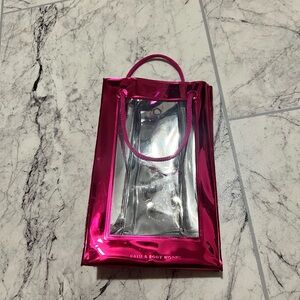 Bath & Body Works Metallic Pink Reusable Gift Bag